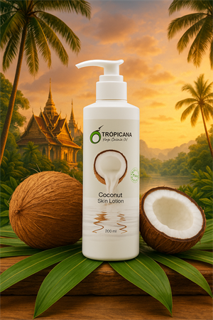 Лосьон д/кожи с натуральным кокосом БЕЗ парабенов "Тропикана" 200мл 00-00025305