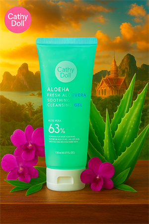Гель для чувствительной кожи с Алоэ восстанавливающий и успокаивающий CATHY DOLL 120 мл (Таиланд) Gi5C0BLYgIO9bgvHH9BJa0