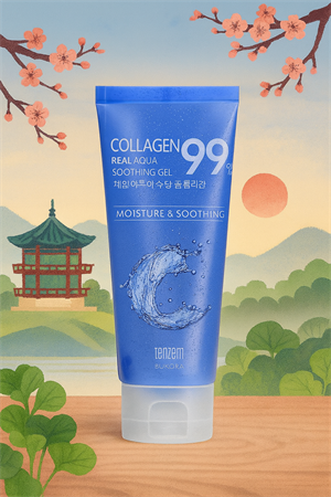 Увлажняющий и успокаивающий гель для лица и тела с Коллагеном 120мл TENZERO (Корея) PsxTkza6jU3rbQg2TjEwq3
