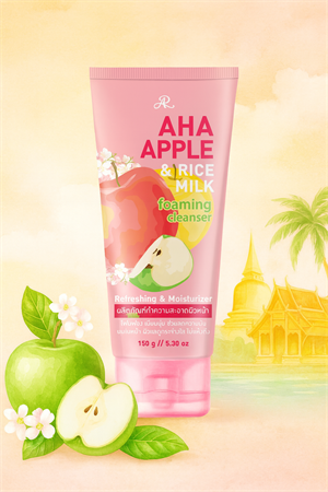 Пенка для умывания Яблоко и Рисовое Молочко AR 150гр (Таиланд) 00-00032305