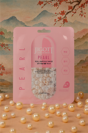 Тканевая маска для лица с экстрактом Жемчуга 27мл Jigott (Корея) 235848867