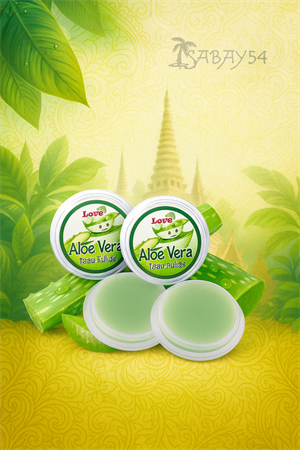 Бальзам для губ с кокосовым маслом АЛОЭ ВЕРА 10гр (Таиланд) 00-00027412