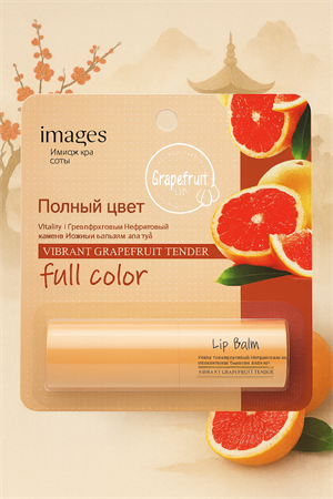 Бальзам для губ IMAGES с экстрактом Грейпфрута 2,7гр (Китай) 00-00031498