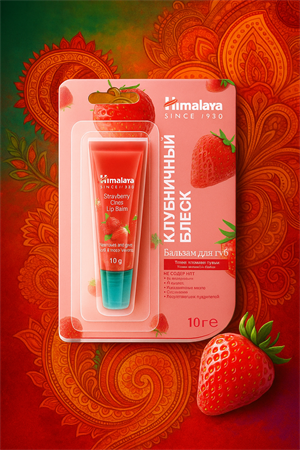 Бальзам для губ Клубничный блеск  HIMALAYA 10гр. (Индия) 9qE1Ep-7hblLHLKDixwAu0