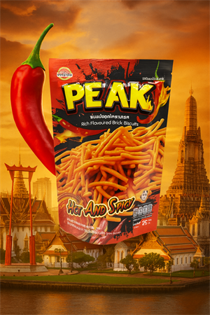 Печенье «палочки cоленые», острый вкус "Peak", 25гр (Таиланд) 6jPiKSA4jeIEMMMbzXOpB1