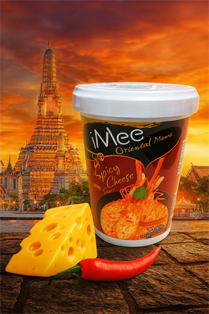 Лапша б/п со вкусом Острого Сыра "IMee" 70гр (Таиланд) 00-00032266