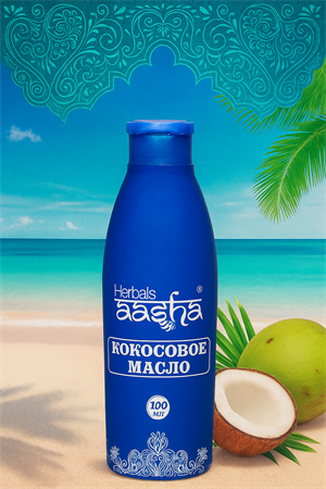 Масло кокосовое 100мл AASHA Herbals (Индия) 235849025