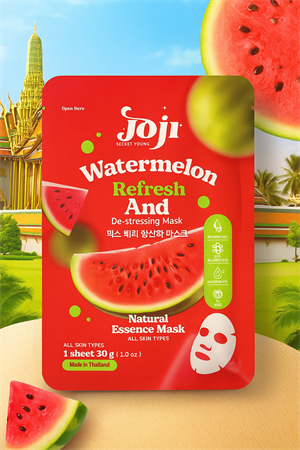 Маска для лица тканевая Освежающая с Арбузом JOJI 30гр (Таиланд) 00-00032666