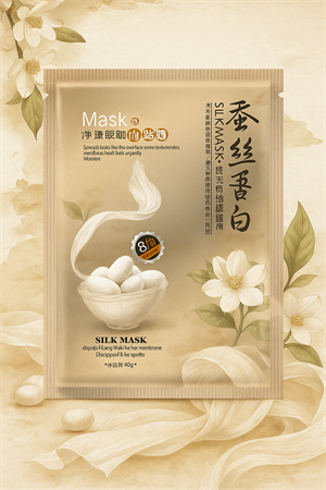 Тканевая маска увлажняющая успокаивающая с протеинами (беж) ONE SPRING 40гр, Китай LQNZat3uhMnsanyoWEEL40