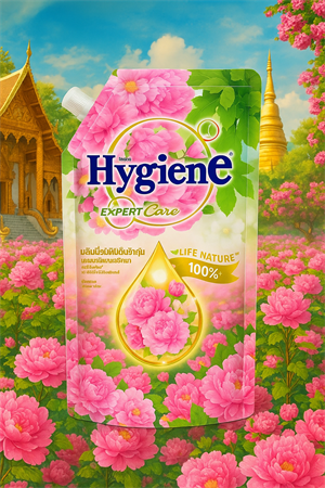 Кондиционер для белья концентрированный, парфюмированный HYGIENE Рассветный Поцелуй 490мл (Таиланд) 00-00031573