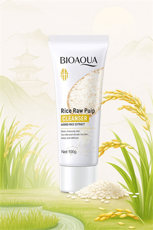 Пенка для лица с экстрактом Риса BIOAQUA 100гр (Китай) 00-00031540
