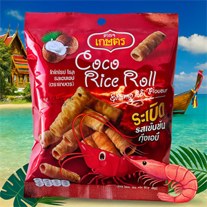 Кокосовые роллы со вкусом Креветки Kaset 40гр, Таиланд 00-00032793