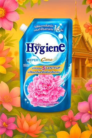 Кондиционер для белья концентрированный, парфюмированный HYGIENE Утренняя Свежесть 520мл (Таиланд) 00-00031562