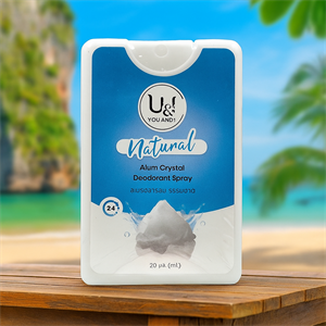 Дезодорант-спрей с кристаллами Квасцов Натуральный U&I 20мл (Таиланд) 00-00032310