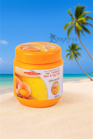Маска для волос питательная ПИВО и ЖЕЛТОК CAREBEAU 500мл (Таиланд) 00-00030252
