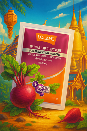 Маска для волос с экстрактом СВЕКЛЫ Lolane Natura  (пробник) 10гр (Таиланд) 00-00028193