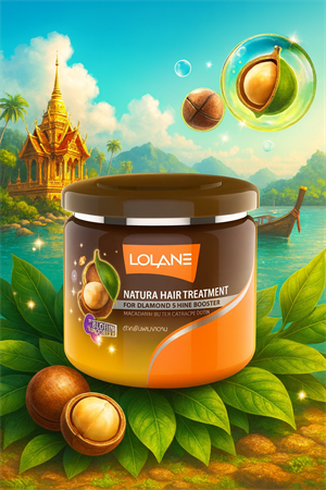 Маска для волос Lolane Nature с маслом Макадамии, 250мл 00-00026503