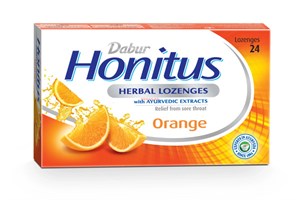 Растительные пастилки Апельсин Dabur Honitus 24шт (Индия) UzeK8V6qiDF-038pxg33Z0