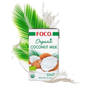 Молоко кокосовое ОРГАНИК 250мл FOCO (Вьетнам) 00-00032865