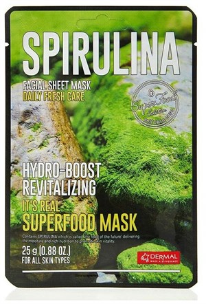 Маска для лица со спирулиной Superfood mask Spirulina, 25гр (Корея) 3bDkFS7Dh35PT9VVW8jbY2