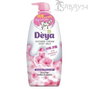 Крем-гель для душа с Козьим молоком и Сакурой DEYA  850мл (Таиланд) 00-00029900