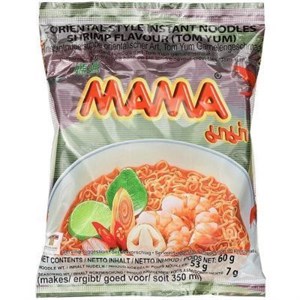 Лапша б/п со вкусом Том Ям с креветкой и лаймом в пакете 60гр от МАМА - фото 6810
