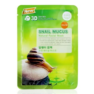 Маска для лица с улиточным ферментом питательный 3D Snail 38мл (Китай) 00-00025334 - фото 7131