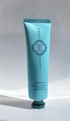 Крем для рук с экстрактом Лилии защитный JOMTAM (голубой) 30гр (Китай) - фото 7922