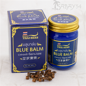 Бальзам охлаждающий Синий - при варикозе, усталости, простуде Royal Thai Herb 50гр (Таиланд) 00-00029488