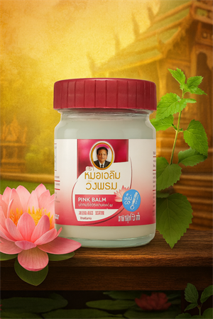 Бальзам тайский ВАНГПРОМ Розовый 20гр (Таиланд) 00-00032884
