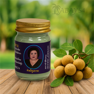 Бальзам тайский КУЛАБ Белый с Лонганом при болях в суставах, подагре 50гр (Таиланд) 00-00028918