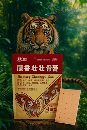 Пластырь ТМ Shexiang Zhuanggu Gao (тигровый усиленый) 4шт (Китай) 00-00029184 - фото 9872