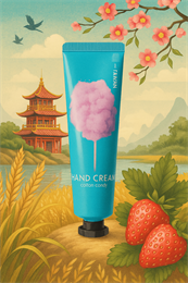 Крем-десерт для рук смягчающий COTTON CANDY (голубой) TaiYan 30мл (Китай) 00-00032028