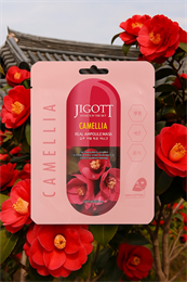 Тканевая маска для лица с экстрактом КАМЕЛИИ 27мл Jigott (Корея) 235849037