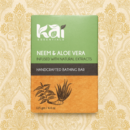Мыло Ним и Алоэ Вера 125 гр. KAI ESSENTIALS (Индия) 74EKpiiXh9LoQjNuEwRk72