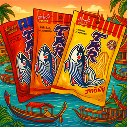 Тайская Рыбная закуска TARO в ассортименте 20гр (Таиланд) п/э8852044367425 00-00027681