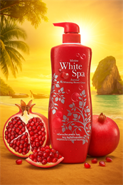 !!АКЦИЯ Крем для душа White Spa ГРАНАТ осветление Mistine 500мл (Таиланд) 00-00031608