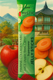 Желе коллагеновое с яблочно-морковно-свекольным соком MISTIC 15гр. (Корея) ksX26ZJchOtOQmPtYuIfK1