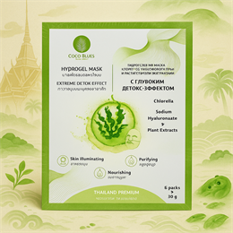 Гидрогелевая маска с хлореллой, гиалур. и раст. экстр. Глубокий детокс COCO BLUES 30 г (Таиланд) J3o5wv4dh-5p9AHV0cvFO2