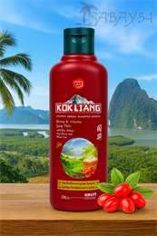 Шампунь травяной с ГОДЖИ, Рисовой водой, Белым чаем  Сила и Объем волос Kokliang 200мл (Таиланд) 00-00028241