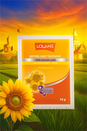 Маска для окрашенных волос с экстрактом ПОДСОЛНЕЧНИКА Lolane Natura 10 гр. 00-00025912