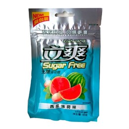 Конфеты Sugar Free Арбуз-Мята 15гр (Китай) 00-00029299