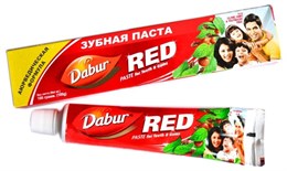 Зубная паста RED Дабур 100 гр (Индия) zFoujEW1h7pvekhe85qOP2