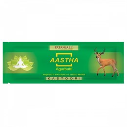Благовоние Мускус PATANJALI Aastha 25г/18шт (Индия) 235848850