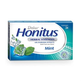 Растительные пастилки Мята Dabur Honitus 24шт (Индия) MRGJ3toYgpru5Wxrgnw2B1