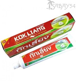 Безсульфатная отбеливающая зубная паста KOKLIANG 160гр