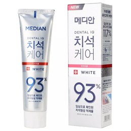 Отбеливающая зубная паста с Цеолитом 120мл MEDIAN DENTAL IQ 93% (Корея)