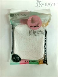 !!АКЦИЯ Спонж для лица для очищения с эффектом скраба Scrub&Silk 11-02 (Китай) 00-00029436