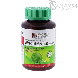 Энерготоник природный - порошок из зеленых молодых побегов пшеницы 60 капс. Wheatgrass 00-00028700
