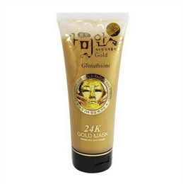 ЗОЛОТАЯ маска-пленка для лица 24К Gold L-Glutathione 220мл Корея